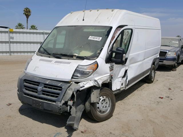 3C6TRVDG2HE543271 - 2017 RAM PROMASTER WHITE photo 2