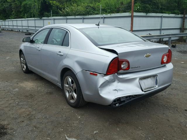 1G1ZC5EB2AF103448 - 2010 CHEVROLET MALIBU 1LT 银色 照片 3