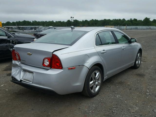 1G1ZC5EB2AF103448 - 2010 CHEVROLET MALIBU 1LT 银色 照片 4