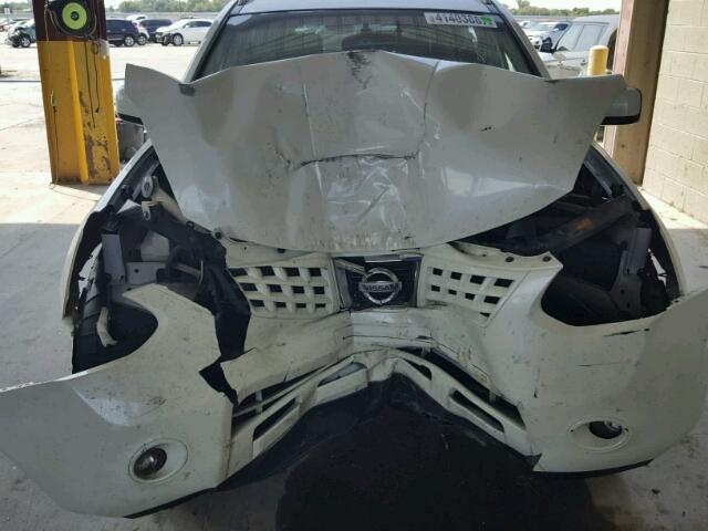 JN8AS58V29W449965 - 2009 NISSAN ROGUE S WHITE photo 7