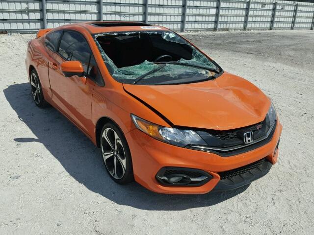 2HGFG4A57FH704743 - 2015 HONDA CIVIC SI ORANGE photo 1