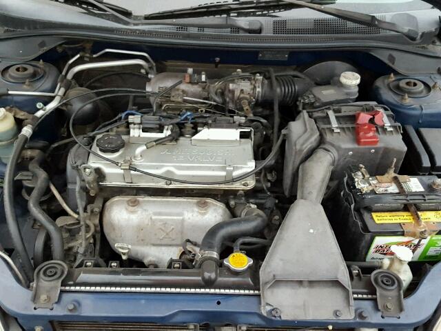 JA3AJ26E62U014348 - 2002 MITSUBISHI LANCER BLUE photo 7