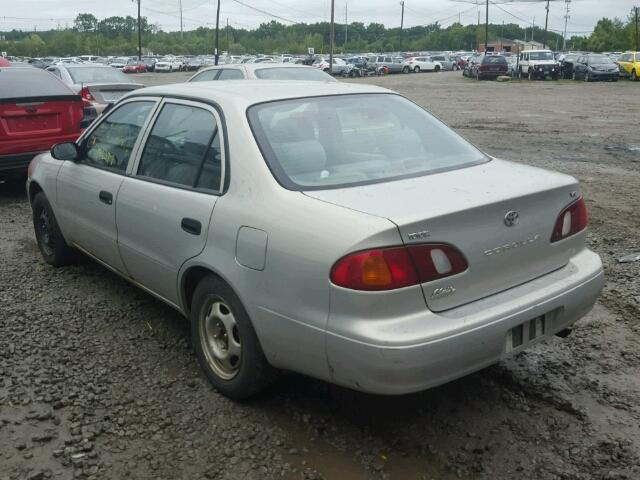 2T1BR12E2YC357601 - 2000 TOYOTA COROLLA VE SILVER photo 3