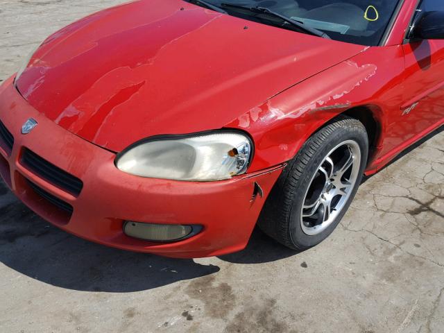 4B3AG52H82E078838 - 2002 DODGE STRATUS R/ RED photo 9