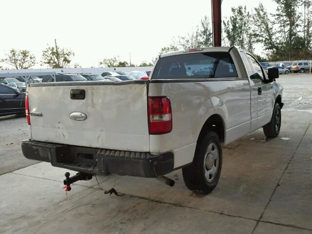 1FTRF12W16NA15518 - 2006 FORD F150 WHITE photo 4