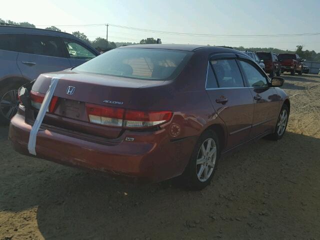 1HGCM66523A057209 - 2003 HONDA ACCORD EX MAROON photo 4