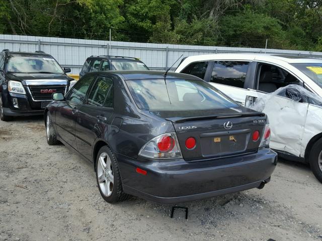 JTHBD192340089557 - 2004 LEXUS IS 300 GRAY photo 3