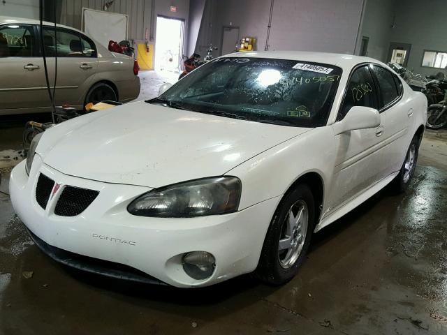 2G2WP522541267179 - 2004 PONTIAC GRAND PRIX WHITE photo 2