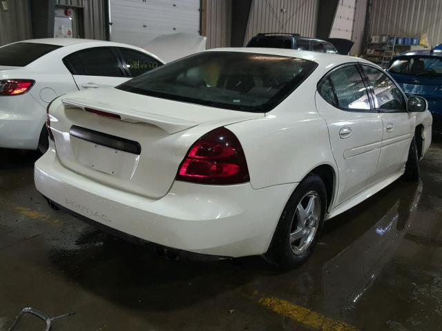 2G2WP522541267179 - 2004 PONTIAC GRAND PRIX WHITE photo 4