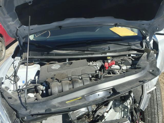 3N1AB7AP0FL657883 - 2015 NISSAN SENTRA S SILVER photo 7