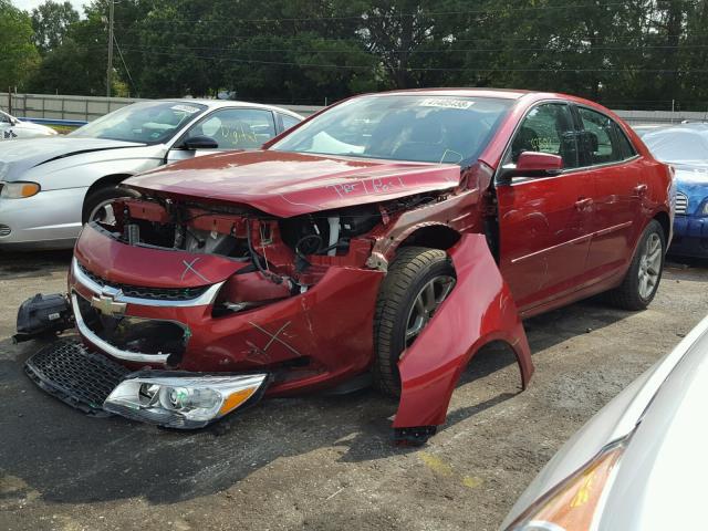 1G11C5SLXEF271290 - 2014 CHEVROLET MALIBU 1LT RED photo 2