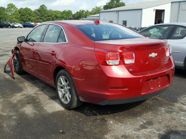 1G11C5SLXEF271290 - 2014 CHEVROLET MALIBU 1LT RED photo 3