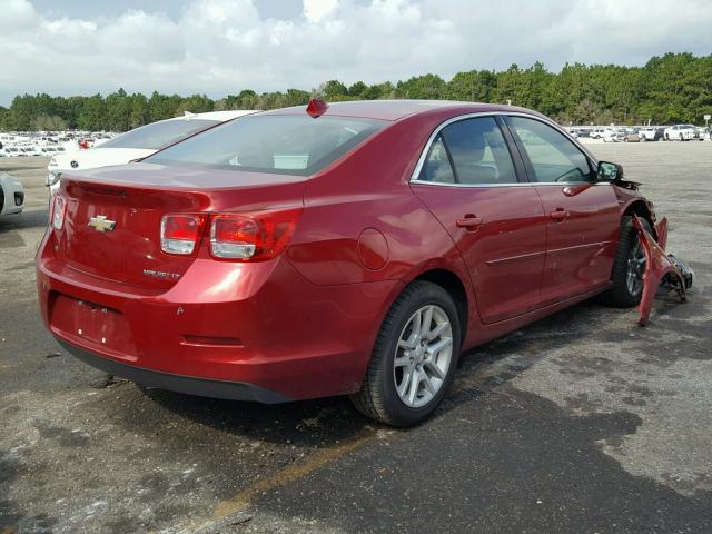 1G11C5SLXEF271290 - 2014 CHEVROLET MALIBU 1LT RED photo 4