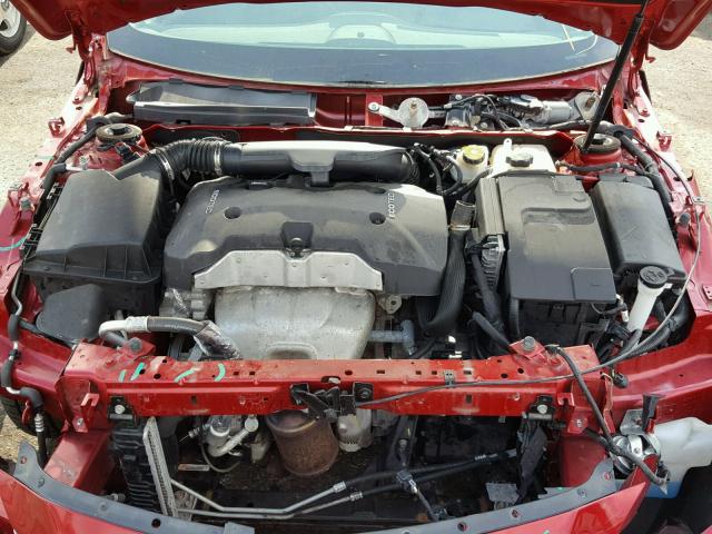 1G11C5SLXEF271290 - 2014 CHEVROLET MALIBU 1LT RED photo 7