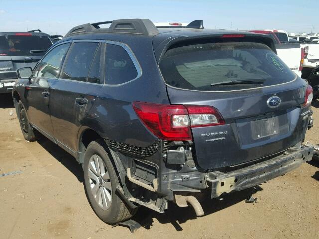 4S4BSAFC0H3230427 - 2017 SUBARU OUTBACK CHARCOAL photo 3