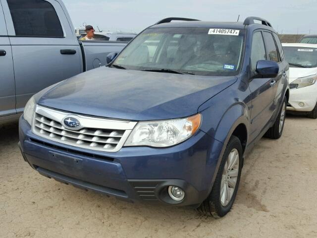 JF2SHBEC3BH763653 - 2011 SUBARU FORESTER L BLUE photo 2