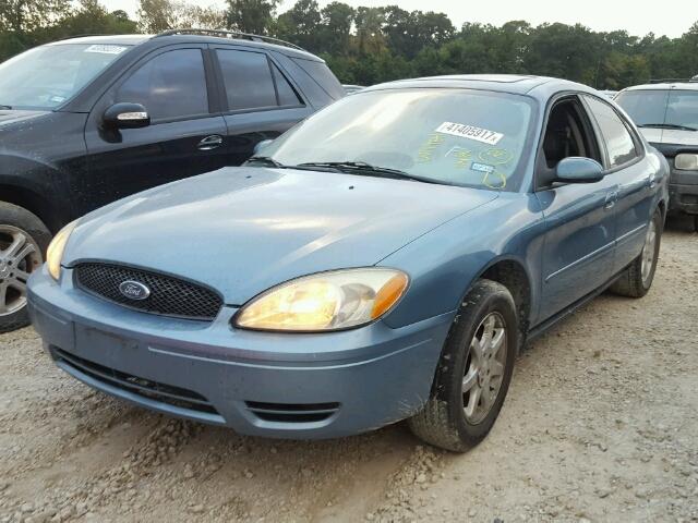 1FAFP56UX7A174715 - 2007 FORD TAURUS SEL BLUE photo 2