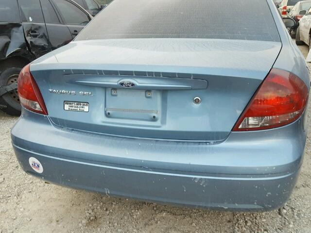 1FAFP56UX7A174715 - 2007 FORD TAURUS SEL BLUE photo 9