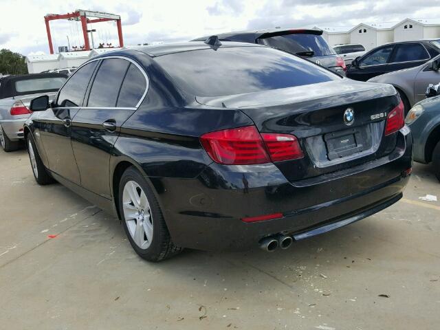 WBAXH5C5XCDW07352 - 2012 BMW 528 BLACK photo 3