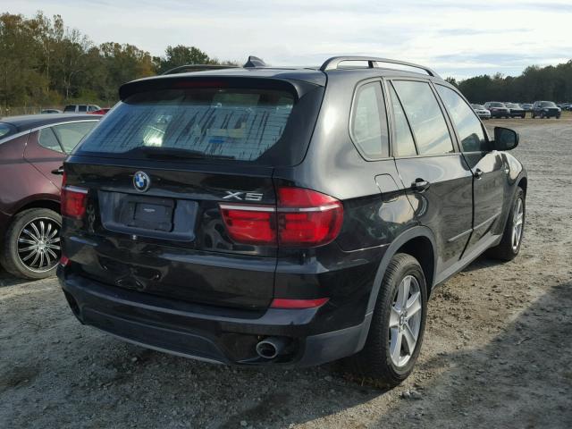 5UXZV4C57D0E14391 - 2013 BMW X5 BLACK photo 4