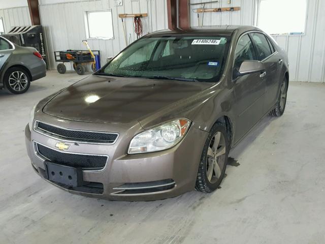 1G1ZC5EU4CF288252 - 2012 CHEVROLET MALIBU 1LT BROWN photo 2