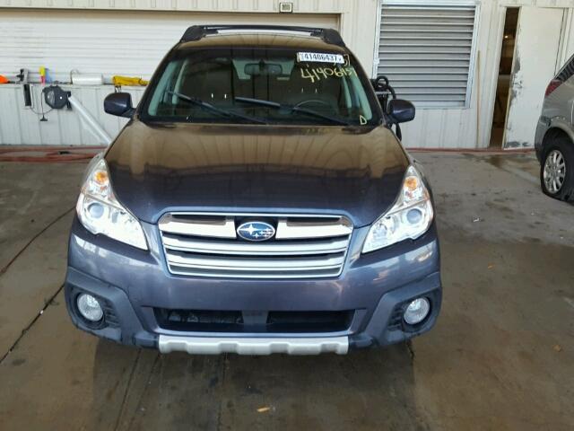 4S4BRCLC2E3311226 - 2014 SUBARU OUTBACK GRAY photo 9