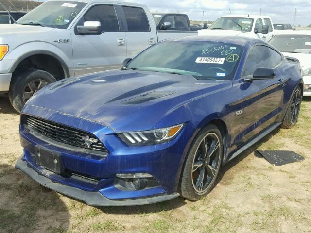 1FA6P8CF6G5202137 - 2016 FORD MUSTANG GT BLUE photo 2