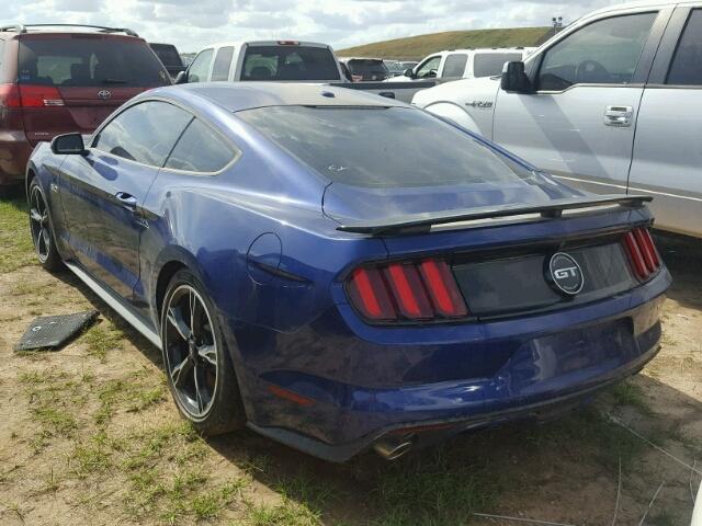 1FA6P8CF6G5202137 - 2016 FORD MUSTANG GT BLUE photo 3