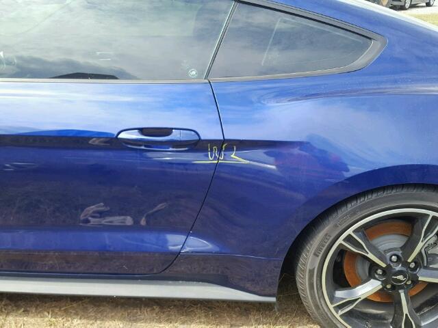 1FA6P8CF6G5202137 - 2016 FORD MUSTANG GT BLUE photo 9