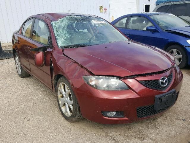 JM1BK32G881126272 - 2008 MAZDA 3 I RED photo 1