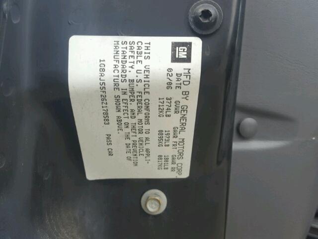 1G8AJ55F26Z178583 - 2006 SATURN ION LEVEL BLACK photo 10