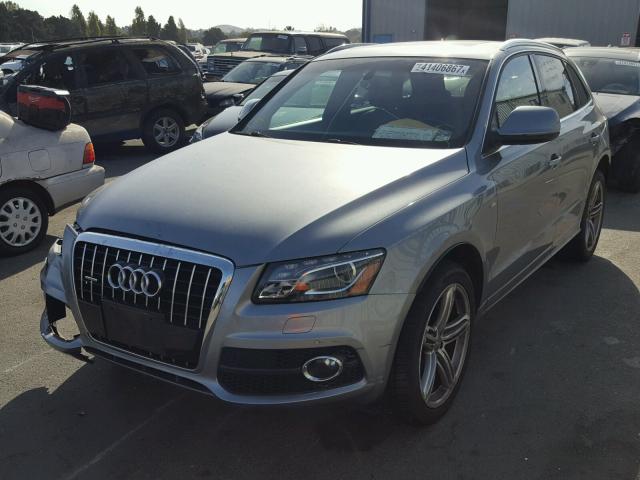 WA1WKAFP2AA014096 - 2010 AUDI Q5 PRESTIG GRAY photo 2