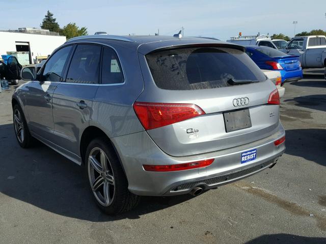 WA1WKAFP2AA014096 - 2010 AUDI Q5 PRESTIG GRAY photo 3