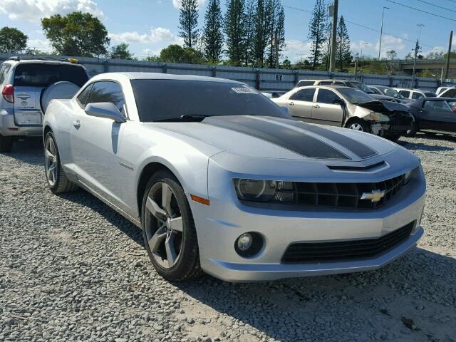 2G1FK1EJ9C9103691 - 2012 CHEVROLET CAMARO 2SS SILVER photo 1