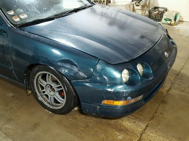 JH4DC4367TS008393 - 1996 ACURA INTEGRA GREEN photo 9