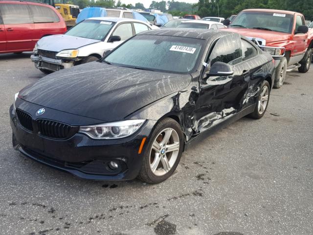 WBA3N9C59EF722210 - 2014 BMW 428 XI BLACK photo 2