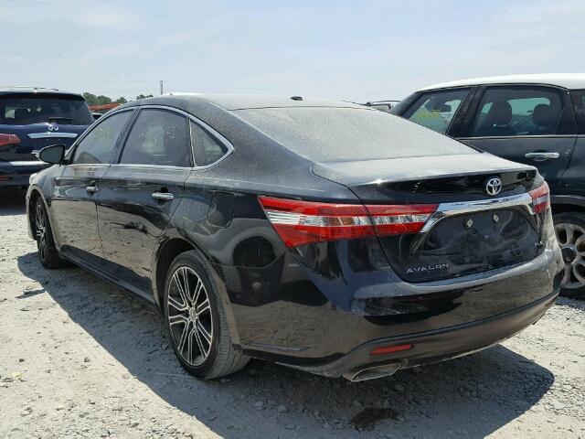 4T1BK1EB4FU155103 - 2015 TOYOTA AVALON XLE BLACK photo 3
