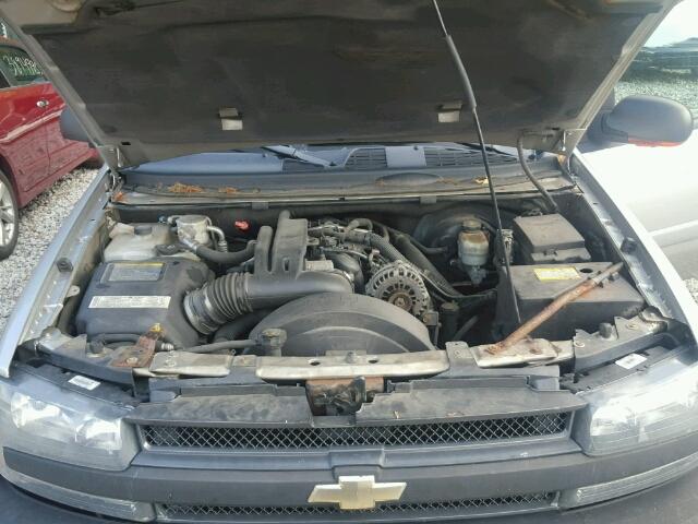 1GNET16M156161059 - 2005 CHEVROLET TRAILBLAZE GRAY photo 7