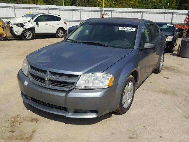 1B3LC46K38N594278 - 2008 DODGE AVENGER BLUE photo 2