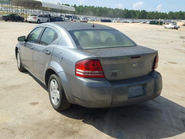 1B3LC46K38N594278 - 2008 DODGE AVENGER BLUE photo 3