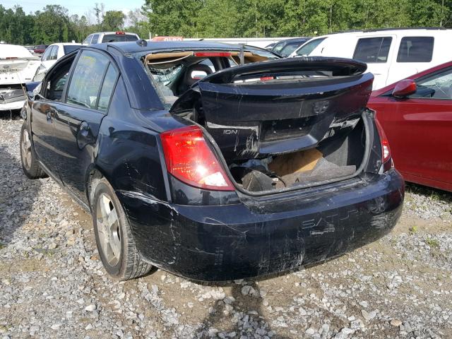 1G8AL55F36Z159227 - 2006 SATURN ION LEVEL BLACK photo 3