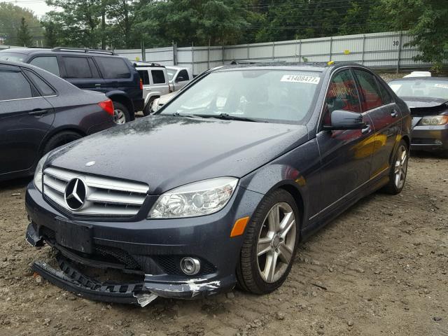 WDDGF8BB6AF435300 - 2010 MERCEDES-BENZ C 300 4MAT GRAY photo 2