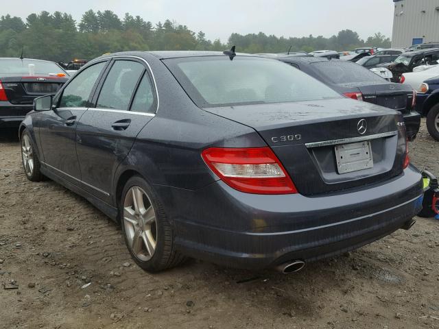 WDDGF8BB6AF435300 - 2010 MERCEDES-BENZ C 300 4MAT GRAY photo 3