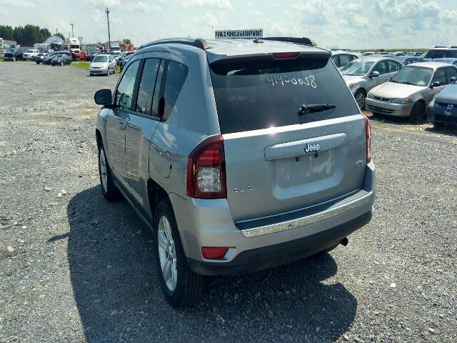 1C4NJDAB8HD197675 - 2017 JEEP COMPASS SP GRAY photo 3
