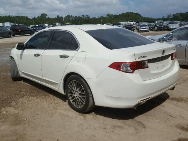 JH4CU26609C019019 - 2009 ACURA TSX WHITE photo 3