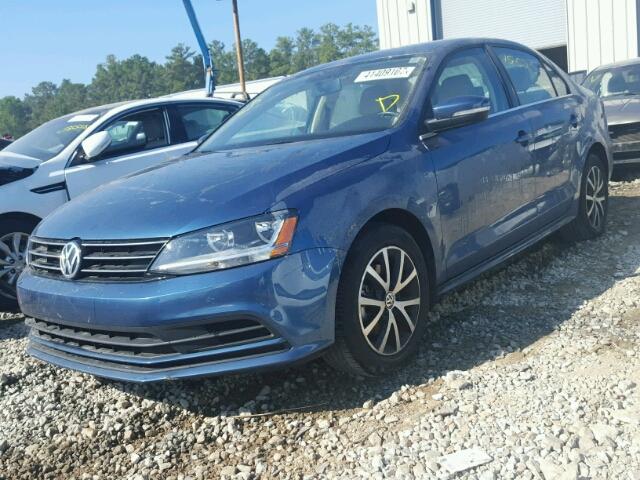 3VWDB7AJ5HM234569 - 2017 VOLKSWAGEN JETTA SE BLUE photo 2