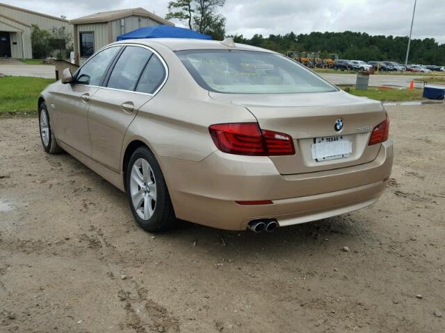 WBAFR1C53BC748852 - 2011 BMW 528 I GOLD photo 3