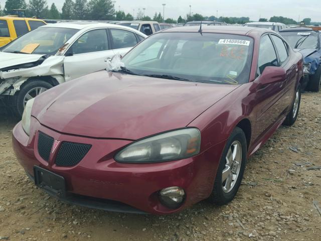 2G2WP522151136378 - 2005 PONTIAC GRAND PRIX Tünd qırmızı foto 2