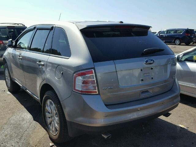 2FMDK48C38BA99601 - 2008 FORD EDGE GRAY photo 3