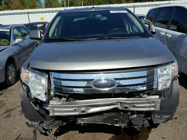 2FMDK48C38BA99601 - 2008 FORD EDGE GRAY photo 9